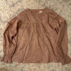 New Women’s Anna Sui for Uniqlo long sleeve blouse